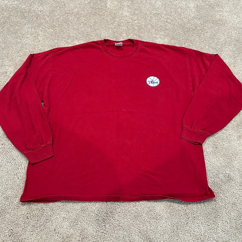 Philadelphia 76ers long sleeve tee shirt